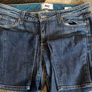 PAIGE Blue Ankle & Cropped Jeans